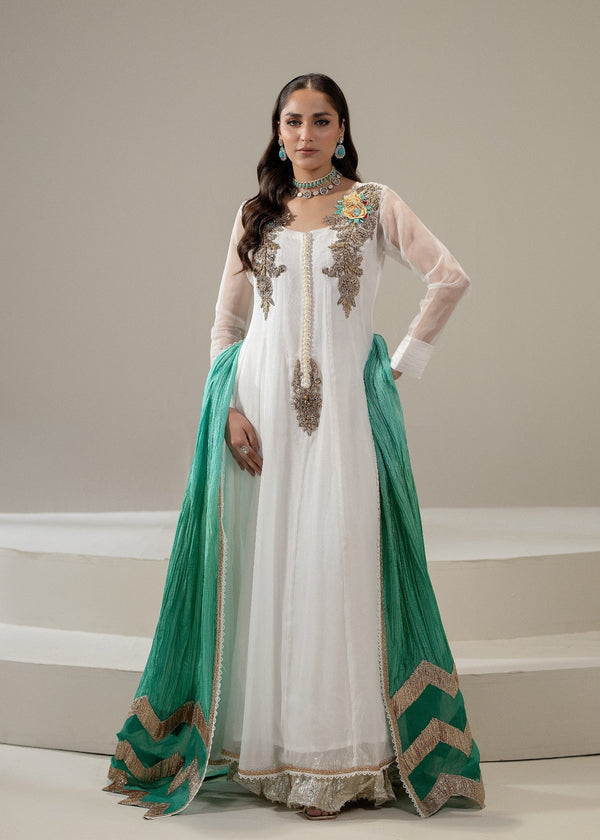 Khuda Baksh Creations M 110 White Women 4pcs