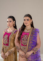 Khuda Baksh Creations Z 306 Pink Women 4pcs