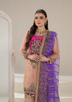 Khuda Baksh Creations Z 306 Pink Women 4pcs