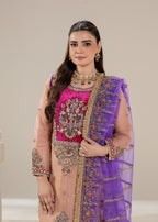Khuda Baksh Creations Z 306 Pink Women 4pcs