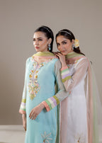 Khuda Baksh Creations M 108 Cyan Women 4pcs