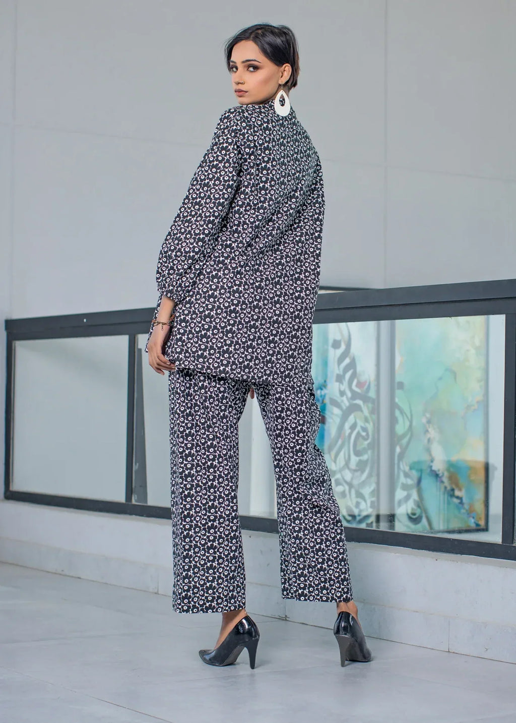 Urban Cut Cotton Printed Co Ord Set Women 2pcs