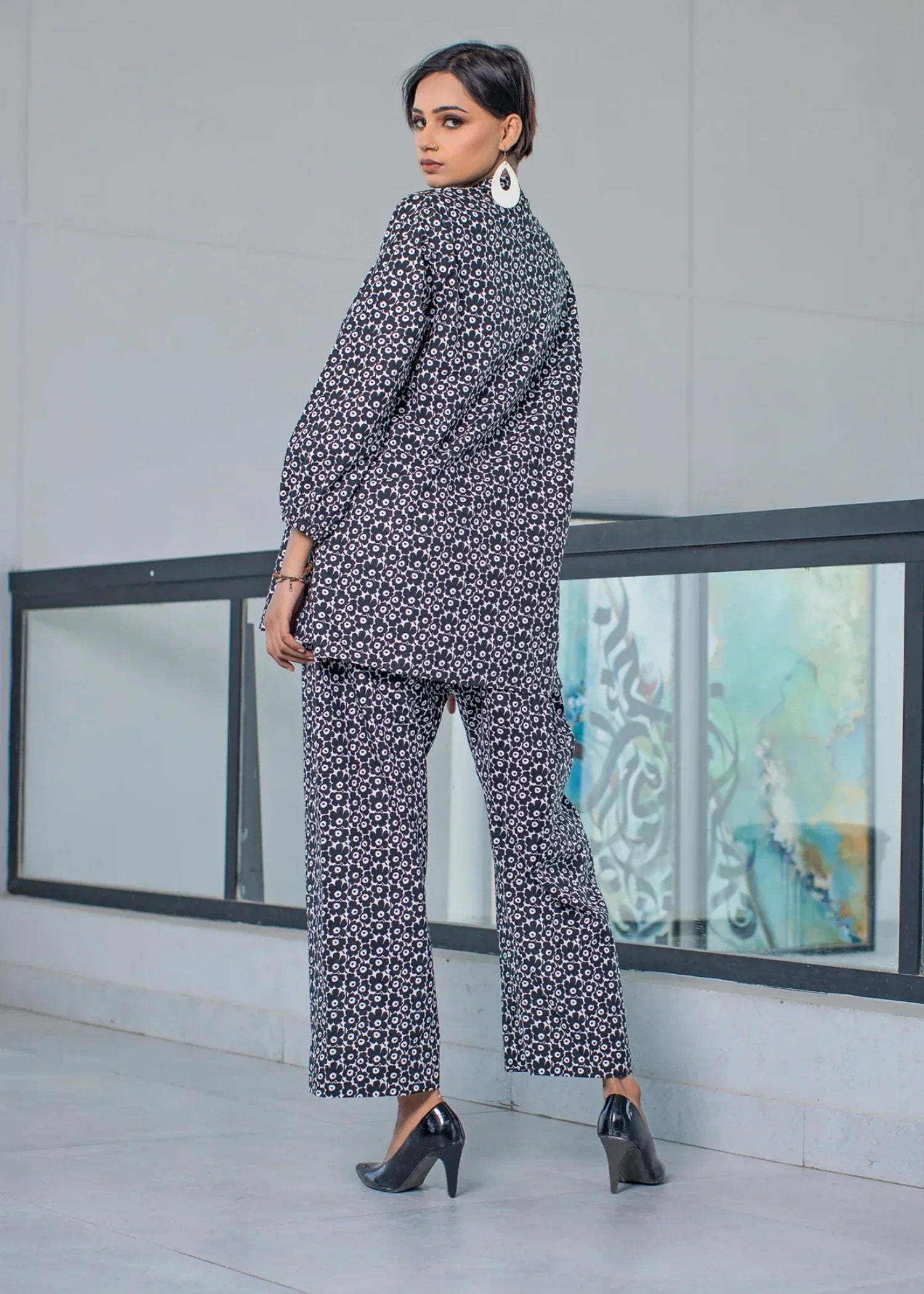 Urban Cut Cotton Printed Co Ord Set Women 2pcs