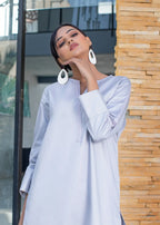 Urban Cut Cotton Satin Embellished Co Ord Set Women 2pcs