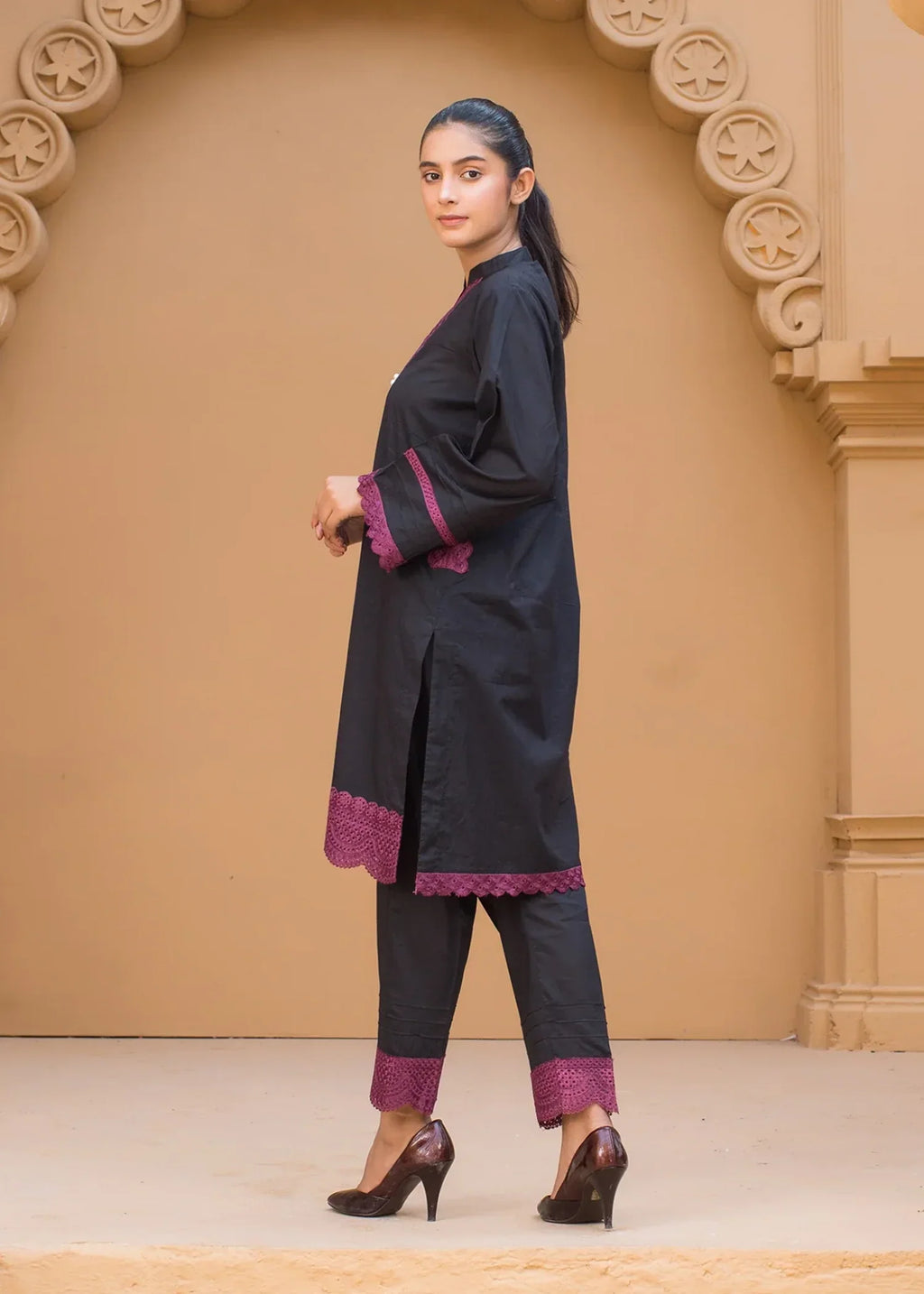 Urban Cut Cotton Embroidered Co Ord Set Women 2pcs