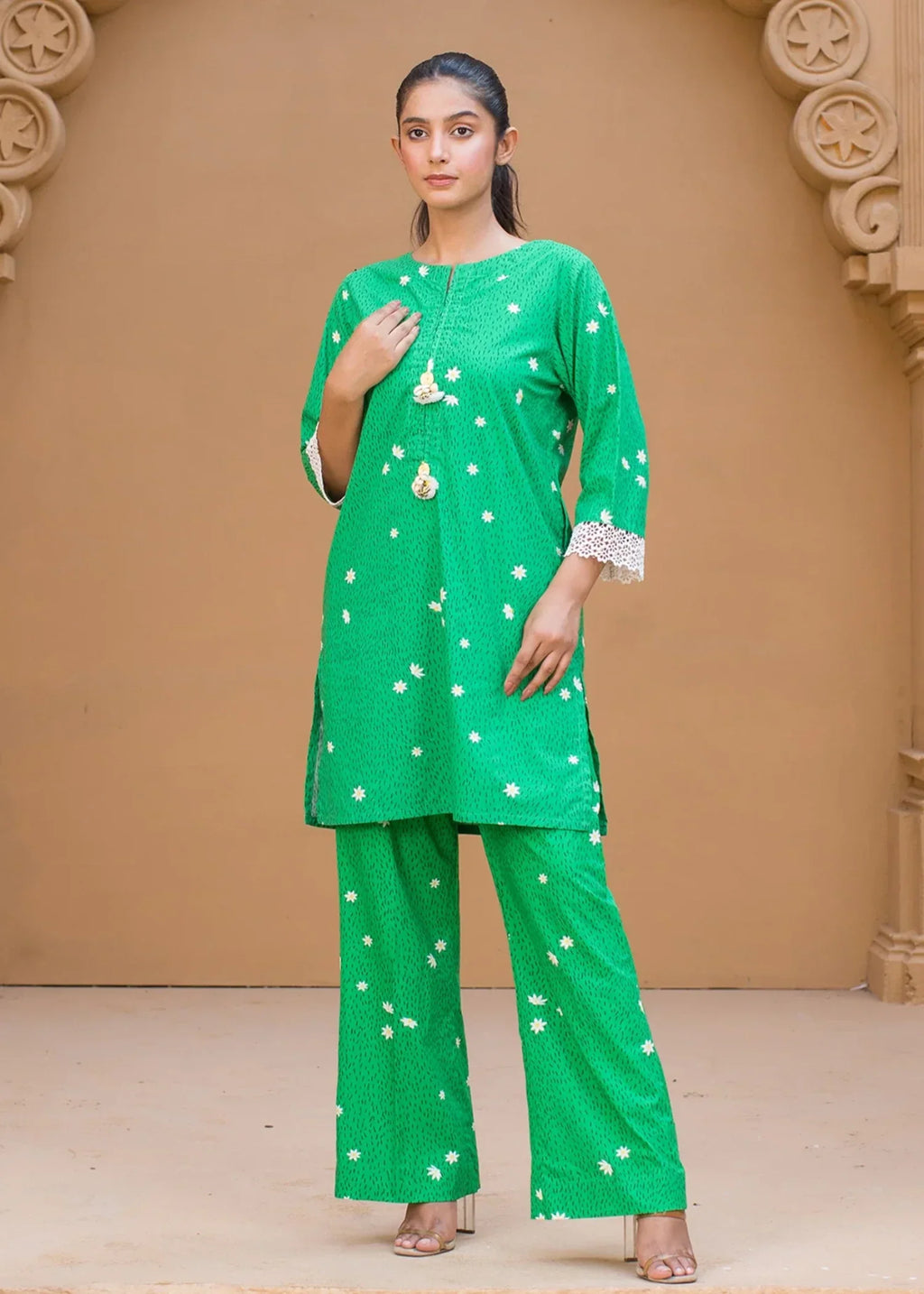 Urban Cut Printed Co ord Set Women 2pcs