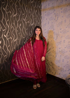 Four Season Boutique MUNAZZA FROK HOTPINK Women 3pcs