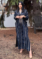 Sahibas By Mirza Charcoal Kaftan Women 1pcs