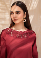 Sahibas By Mirza Ruby Maroon Women 2pcs