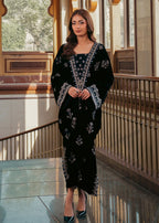 Kross Kulture Kaftan Embroidered Velvet Women 1pcs