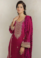 Gulenoor Blouche Vol 2 Magenta Women 3pcs