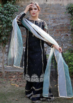 Hem Lotus Outfit Black Women 4pcs