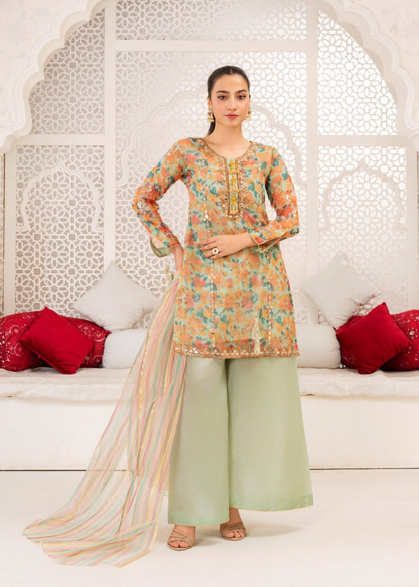 Miss & Mrs Organza tasal Women 3pcs