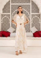 Miss & Mrs White kaftan Women 1pcs