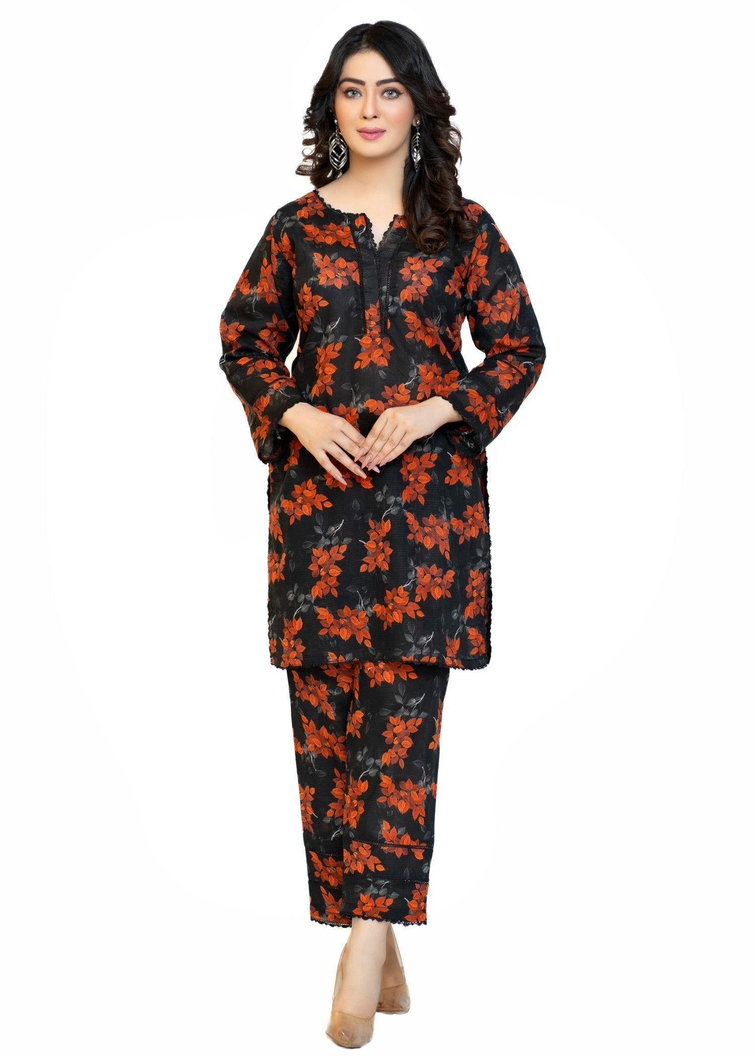 Miss & Mrs 2 pic lawn bf Women 2pcs