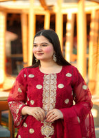 Four Season Boutique BURBURRY MAROON Women 3pcs