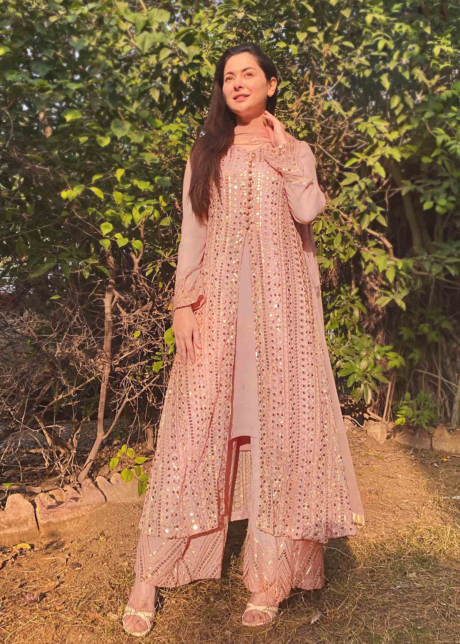 Rang-e-Haya Ufaq / Light Peach Women 4pcs