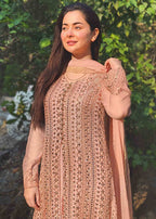 Rang-e-Haya Ufaq / Light Peach Women 4pcs