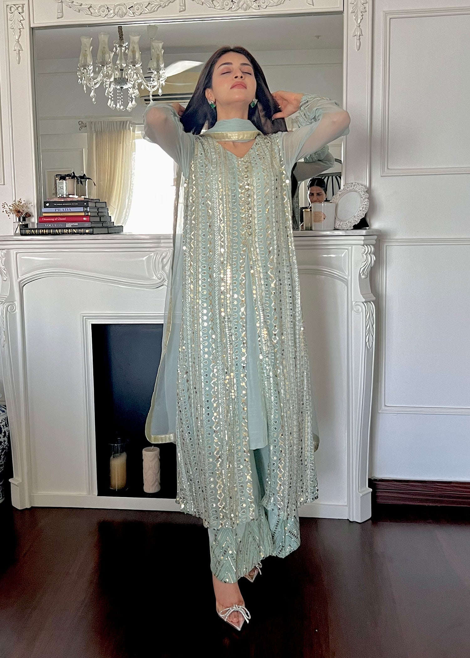 Rang-e-Haya Ufaq/Ice Blue Women 4pcs