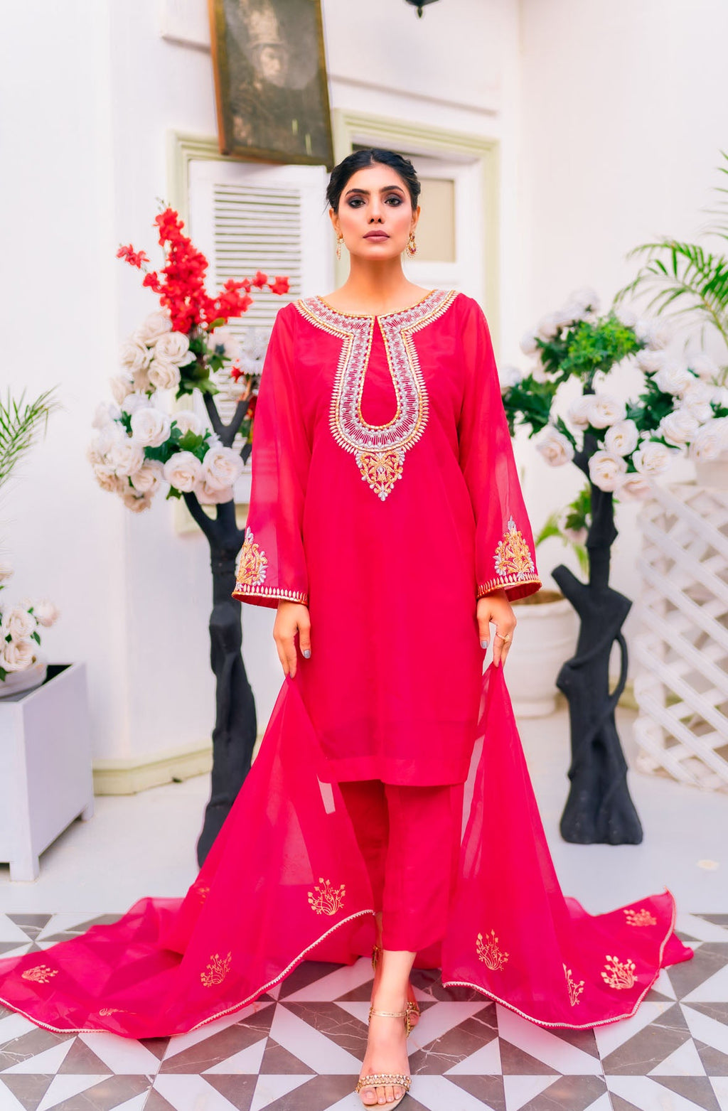Pirzada Shaheryar Khan Blissful Rose Women 4pcs