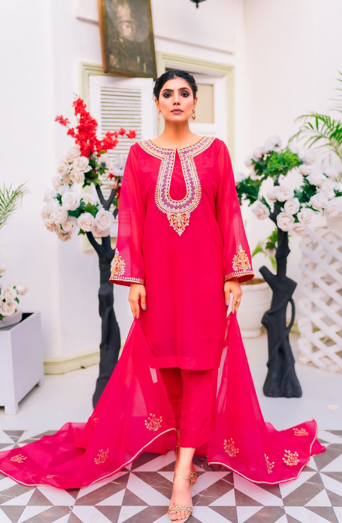 Pirzada Shaheryar Khan Blissful Rose Women 4pcs