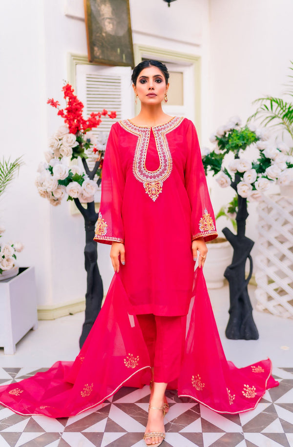 Pirzada Shaheryar Khan Blissful Rose Women 4pcs