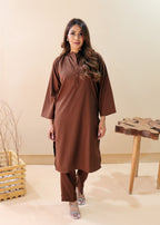 Tng (The Next Generation) Haniya Co Ord Set | Brown Women 2pcs
