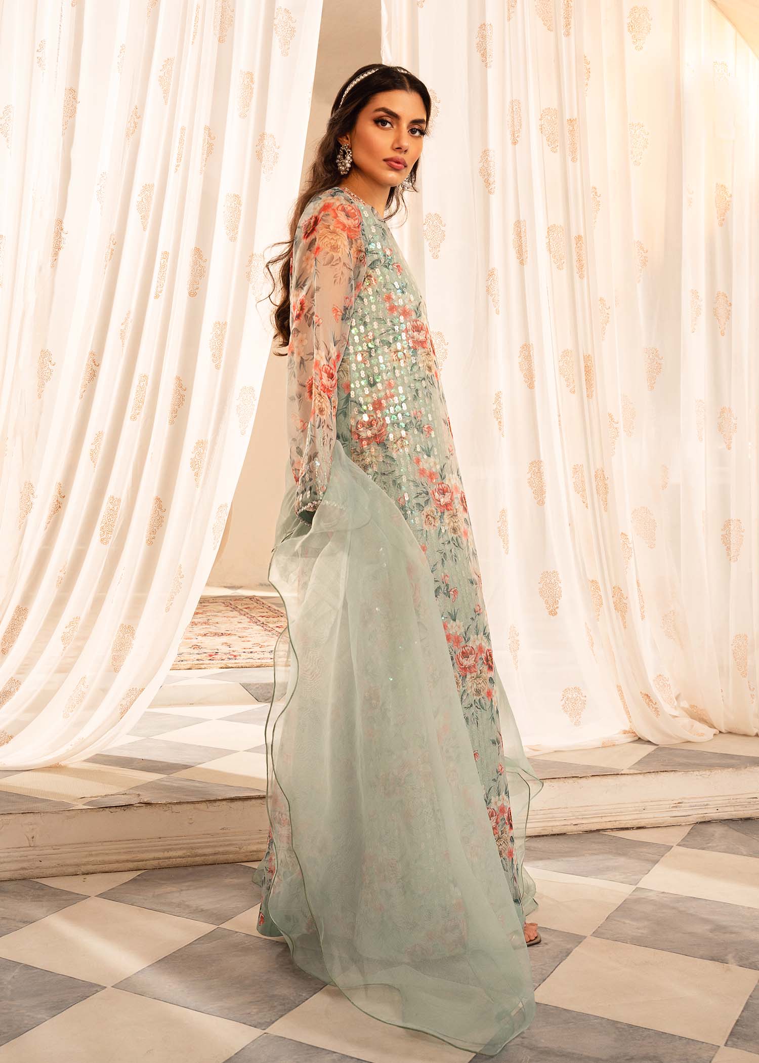 Rang-e-Haya Clara (Ice Blue) Women 4pcs