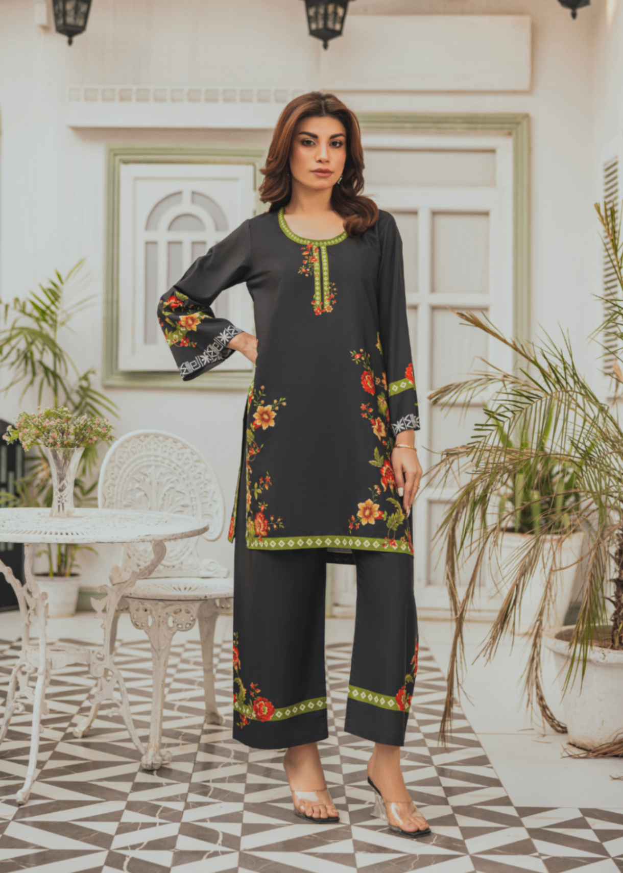 Taranjan Black Johra Women 2pcs