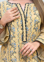 AYLA STUDIO Solid Embroidered Co ord set EAE210104 Taskeen Women 2pcs