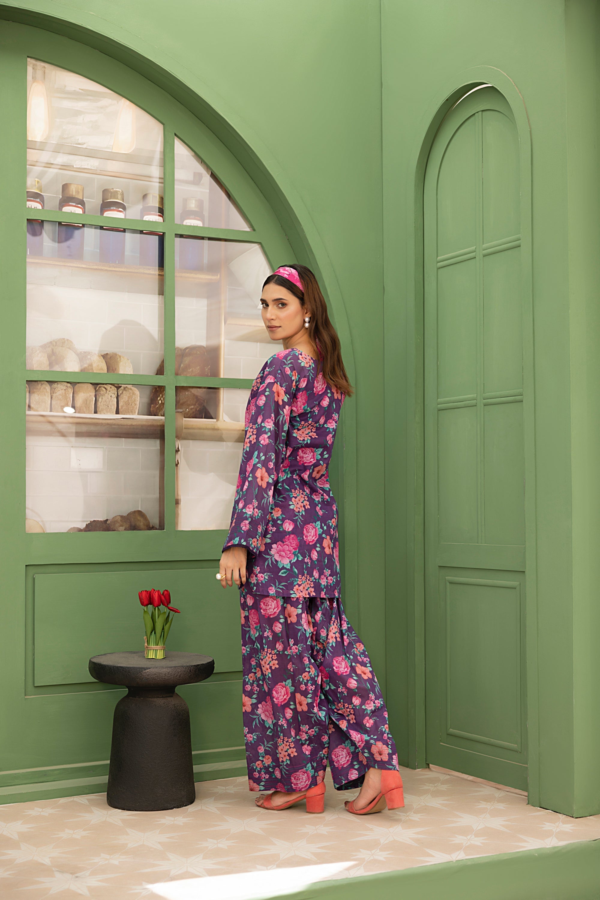 Lakhany Ready to wear Printed Shirt & Trouser Women 2pcs