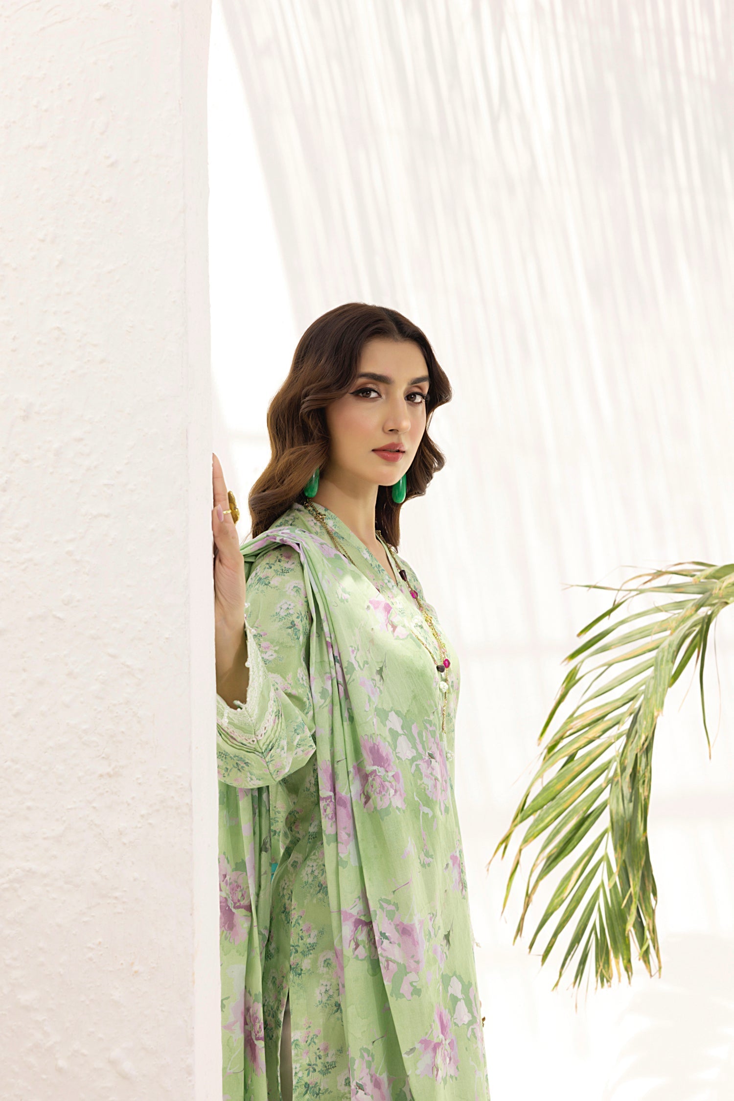Lakhany Stitched Printed Shirt & Dupatta Women 2pcs