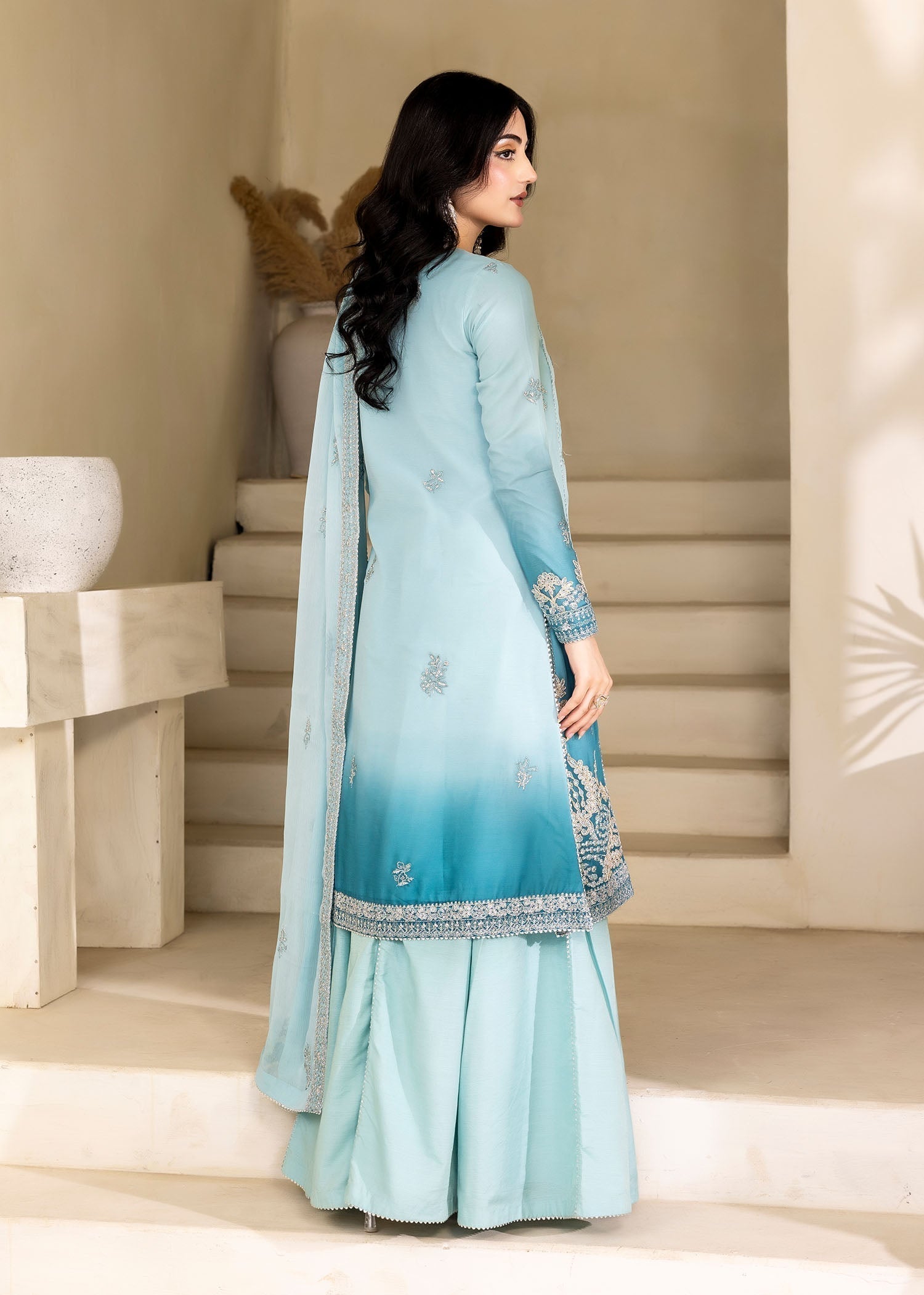 Kanwal Zainab TEAL MIRAGE Women 3pcs