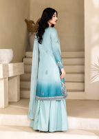 Kanwal Zainab TEAL MIRAGE Women 3pcs