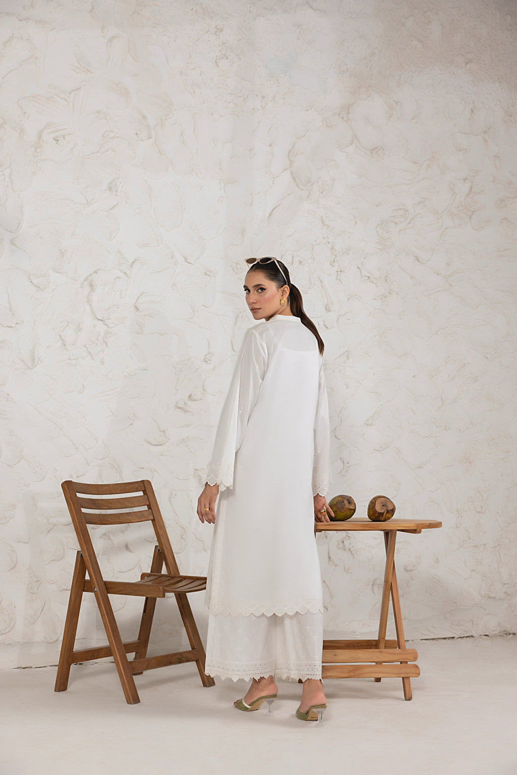 Lakhany Ready to wear Embroidered Shirt Women 1pcs