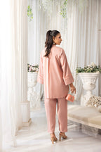 Lakhany Ready to wear Dyed Crepe Shirt & Trouser Women 2pcs