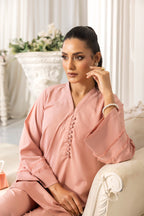 Lakhany Ready to wear Dyed Crepe Shirt & Trouser Women 2pcs