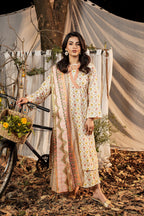 Safwa 3P Printed Suit Lawn Pret ( Ready To Wear ) Women 3pcs