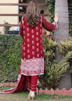 Mehek Saadi Faraz MSF Winter Berry Women 3pcs