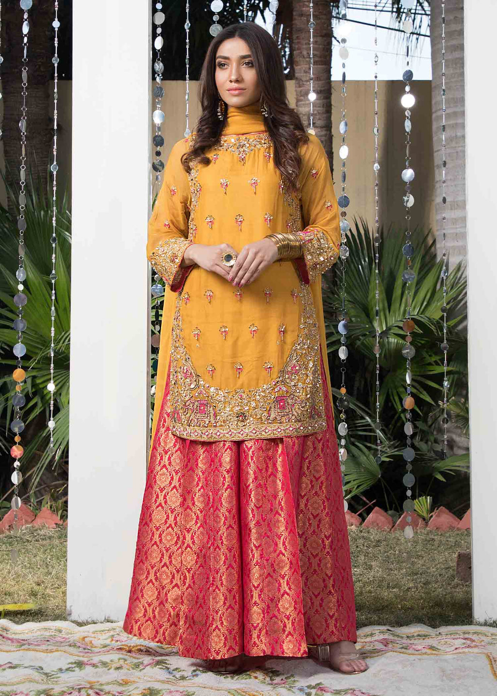 Laleen MUSTARD FESTIVE Women 3pcs