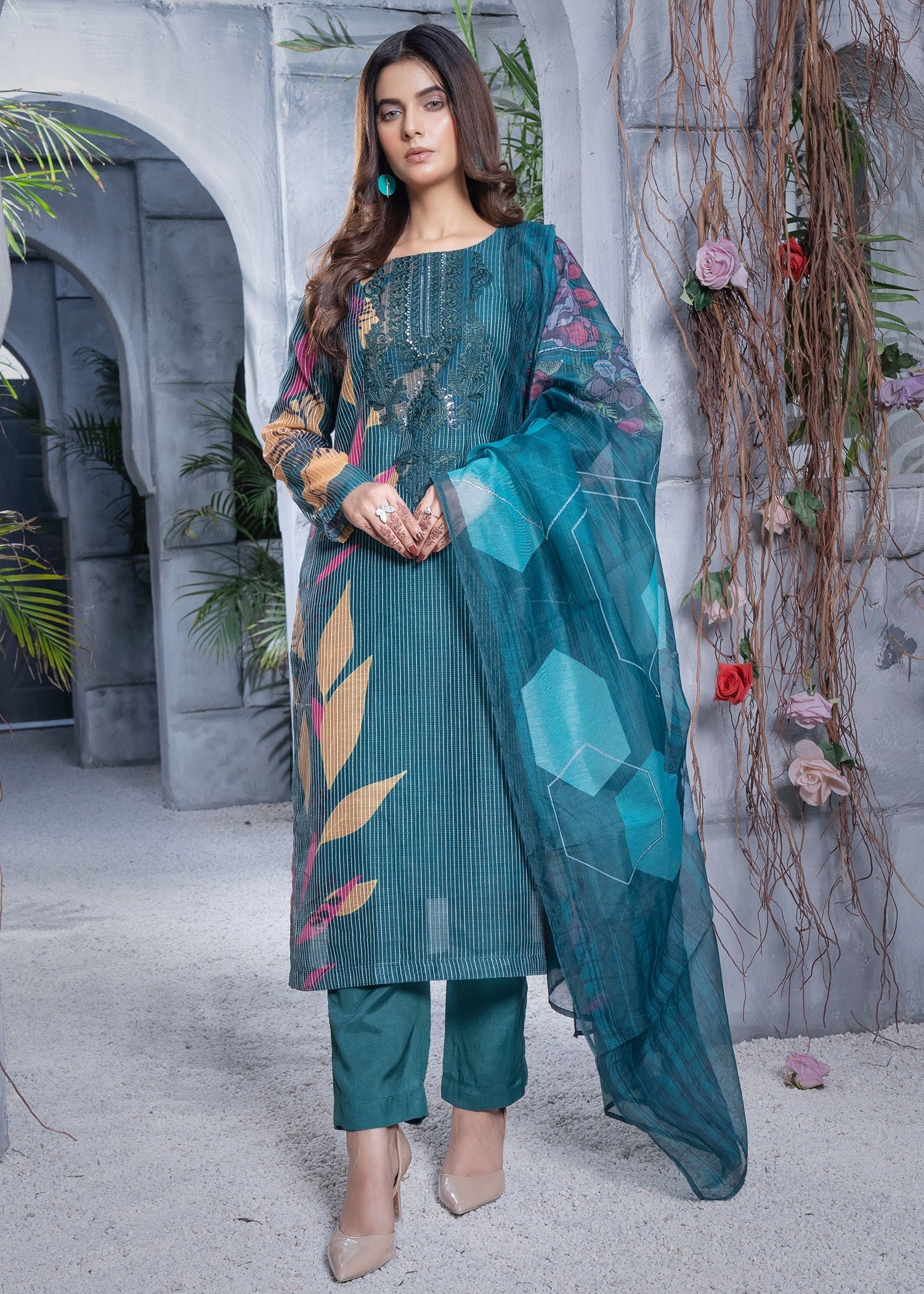 Tamanna E Libas GARDENERIA Women 3pcs