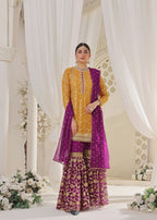 Ayesha Closet Preshy Gul Majestic Sunrise Women 3pcs