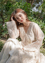 Rang-e-Haya Lily (Ash White) Women 4pcs