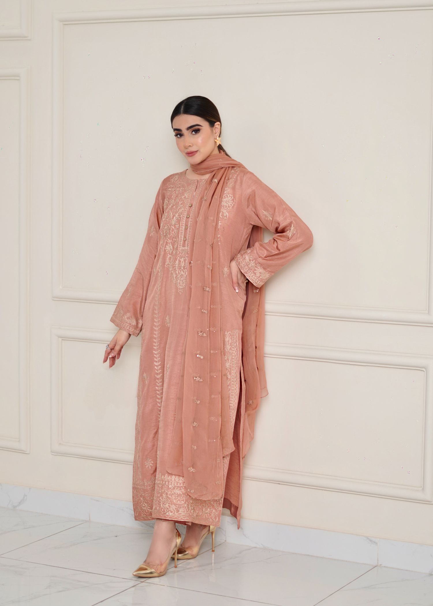 Maroon By Iqra Chaudhry Terracotta Women 3pcs