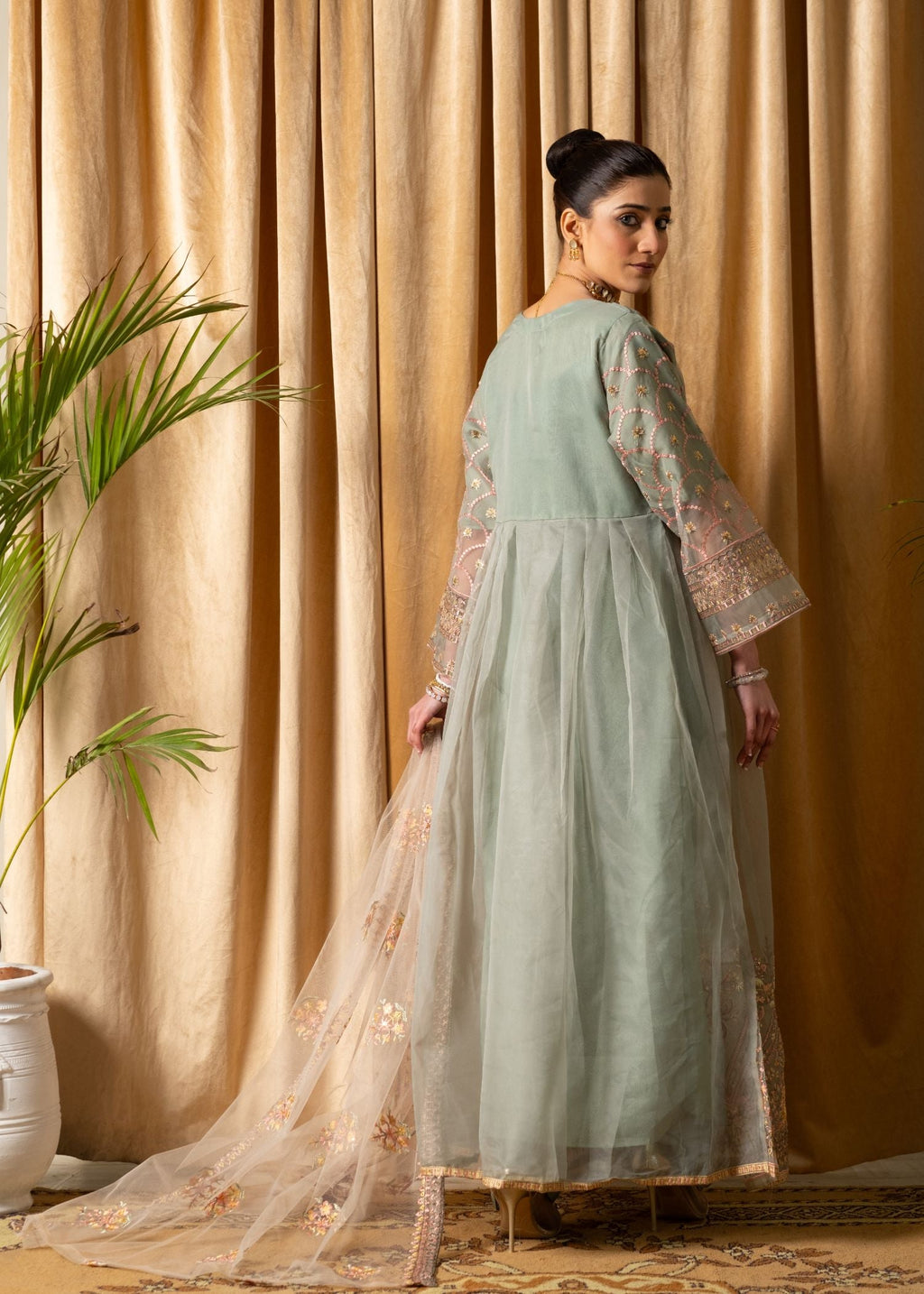 Pehnawa By Bin Akram’s BLISSFUL BREEZE 3 PEICE ORGANZA Women 3pcs