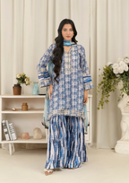 Yolo Pret Tie&Dye Digital Print Lawn with Sharara FATAH F25 0004 Women 3pcs