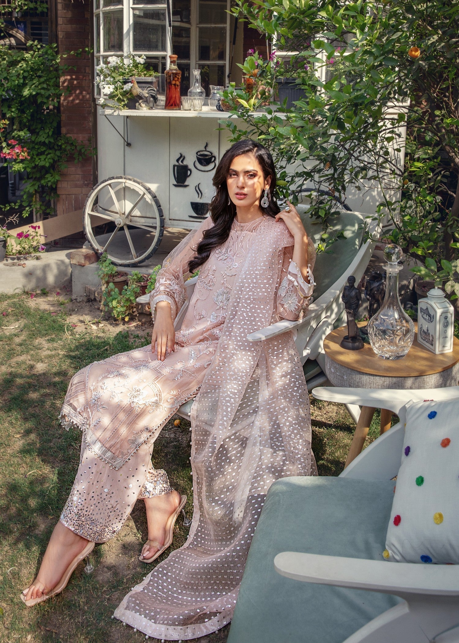 Malook Ayla Peach Women 3pcs