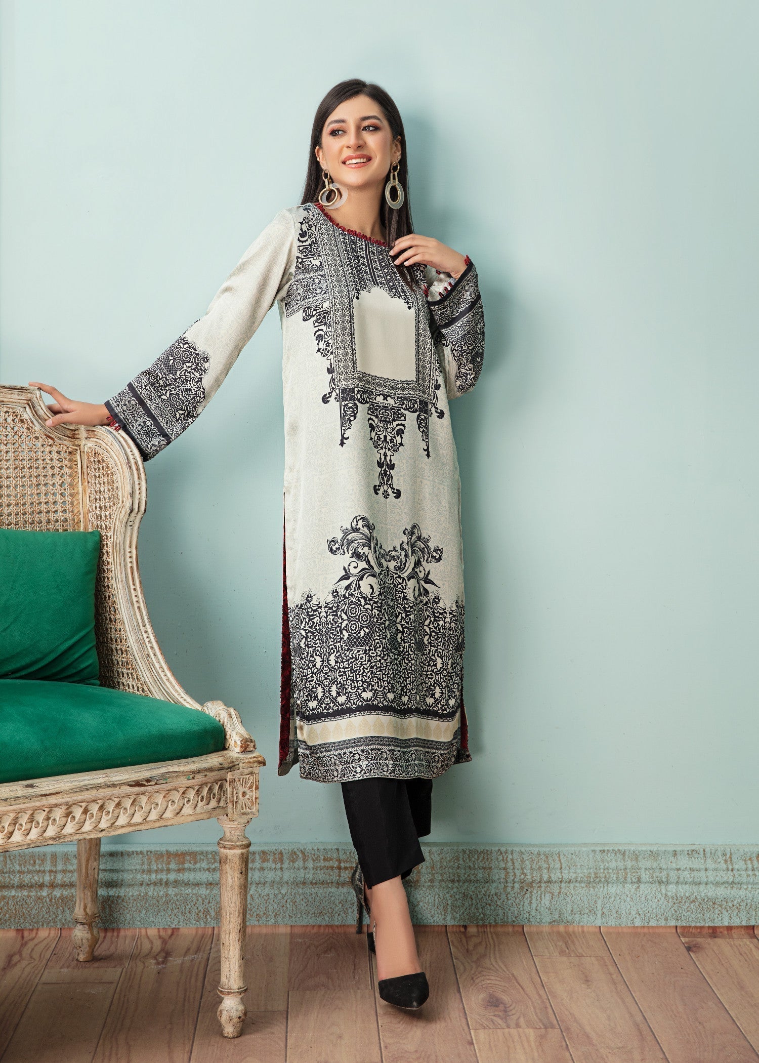 Bareen BSH07 Kurti Women 1pcs