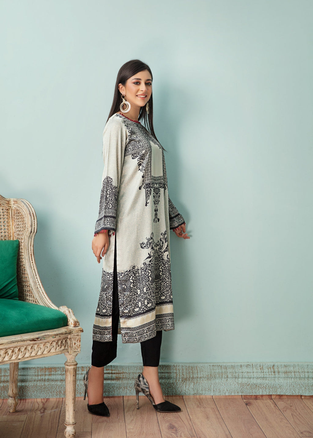 Bareen BSH07 Kurti Women 1pcs