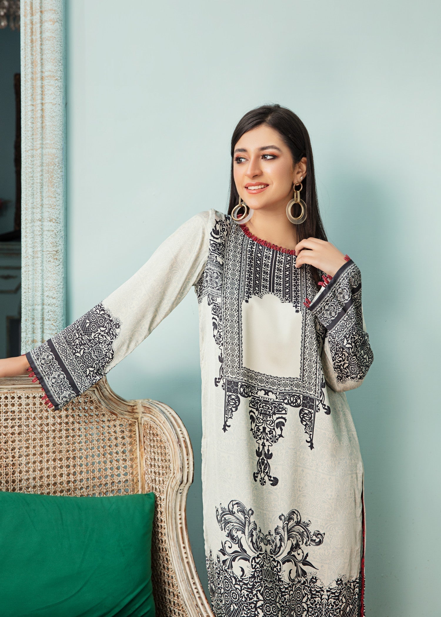 Bareen BSH07 Kurti Women 1pcs